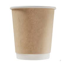 s Стакан бумажный 250 мл. КРАФТ 1сл (Ф50, К1000)