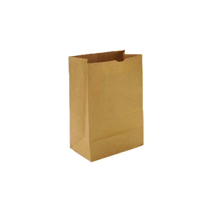 s Пакет бумажный КРАФТ, с прямоугольным дном без ручек, размер 180х120х290 мм (Ф1, К1000)