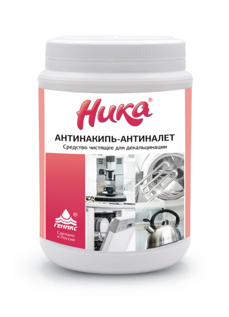 S Средство чистящее для декальцинации НИКА "Антинакипь-Антиналет", банка 1,2 кг