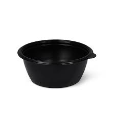 s Контейнер круглый 500 мл чёрный D=144 СП (Ф50, К300)