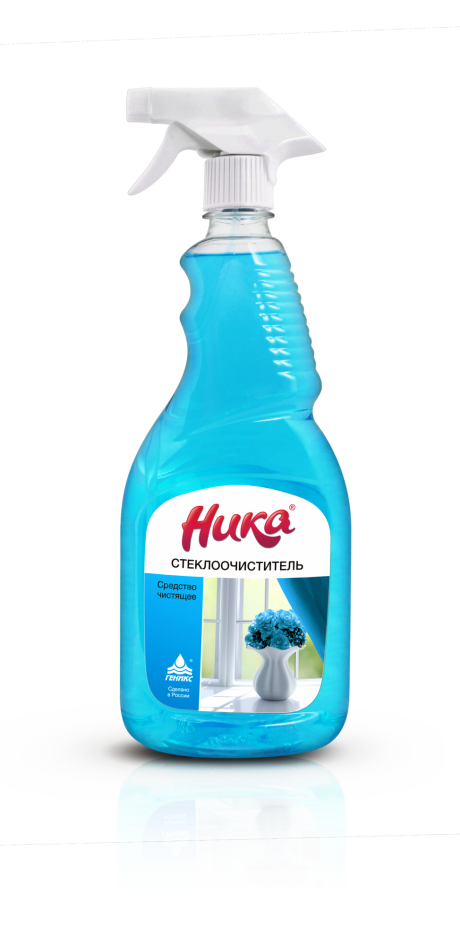 S Средство чистящее "Ника-Стеклоочиститель", фл. ПЭТ 0,75 л с курковым распылителем