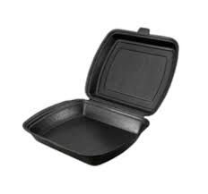 sLBE-1 Ланч-бокс 1 секц чёрный 1 замок (100шт/уп)