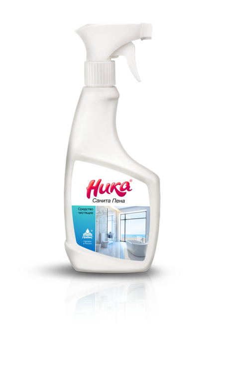 S Средство чистящее "Ника-санита пена", фл. 0,5 кг с курковым распылителем