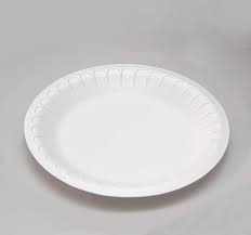 s Тарелка фуршетная вспененная белая TD-205 (1200шт/уп)