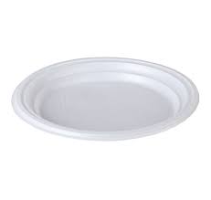 s Тарелка десертная белая 2-секц D=210мм.(Ф50, К600)