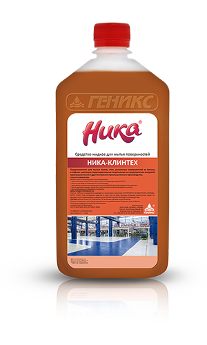 S Средство жидкое для мытья поверхностей "Ника-Клинтех", фл. 1,0 кг, шт