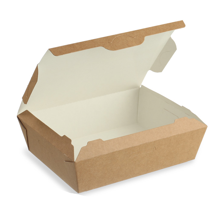s Упаковка картонная OSQ LUNCH 1000 L, размер 170/190*130/150*50мм (Ф25, К250)