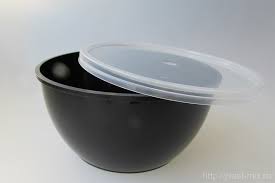 S Миска суповая  500мл D-112мм ЧЁРНАЯ (500шт/уп)