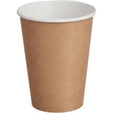 s Стакан бумажный 350 мл. КРАФТ 1сл (Ф50, К1000)