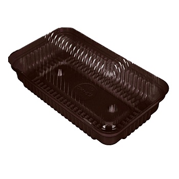 s Пластиковые контейнеры ИП-14ДШ коричневое (280шт/уп)