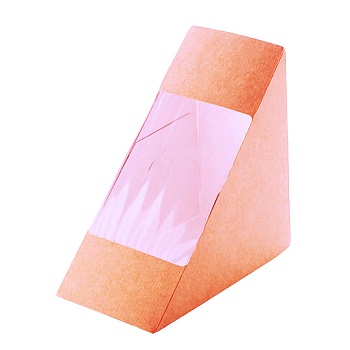 s Упаковка картонная OSQ SANDWICH 70, размер 126*126*71мм (Ф50, К600) 