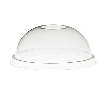 s Крышка купольная ПЭТ с отверстием D=95мм У-Ю (Ф50, К1000)