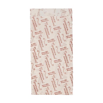 s Пакет бумажный БЕЛЫЙ "Приятного аппетита" 220*90+40мм (Ф100,К2500)