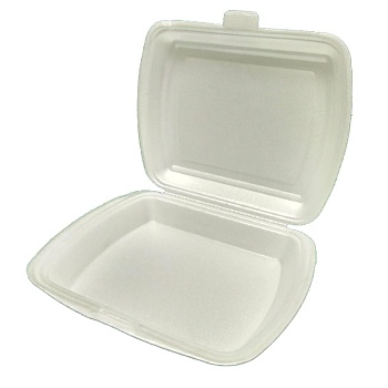 sLBE-1 Ланч-бокс 1 секц белый 1 замок (100шт/уп)