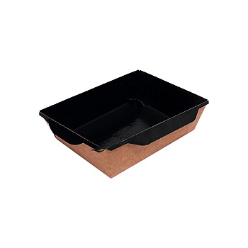 s Упаковка OSQ OpSalad 400 Black Edition без крышки, размер 120/145*85/96*45мм (Ф50, К800)
