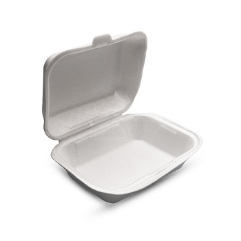 s LBS-1 Ланч-бокс белый маленький 190*150*70мм (100шт/уп)