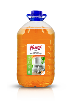 S Средство концентрированное для мытья посуды "Ника Гель", 5 кг. ПЭТ