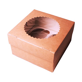 s Упаковка картонная OSQ MUF 4, размер 160*160*100мм  (Ф25,К175)