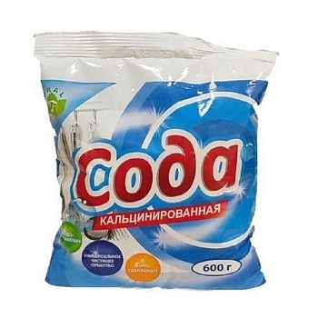 S Сода кальцинированная ЛОТОС пакет 600гр (Ф1, К20)