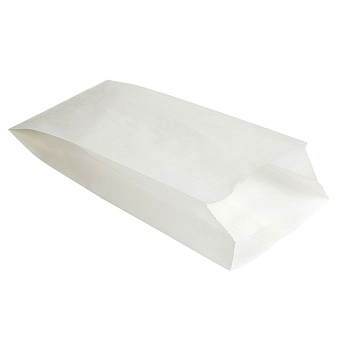 s Пакет бумажный БЕЛЫЙ жиростойкий 220*90+40мм (Ф100,К2500)