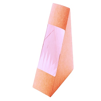 s Упаковка картонная OSQ SANDWICH 60, размер 126*126*61мм (Ф50 К400)