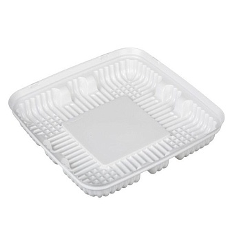 s Пластиковые контейнеры ПР-Т-240 ДШ белое (80шт/уп)