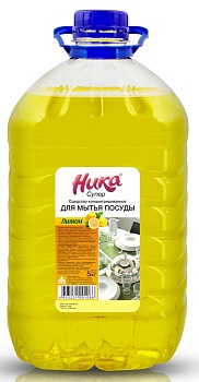 S Средство концентрированное для мытья посуды  "Ника-Супер", кан. ПЭТ 5,0 кг