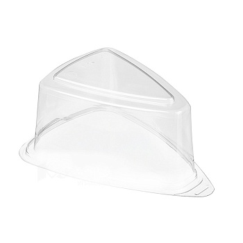 s Крышка 33 для НИЗКОГО кусочка торта треугольная прозрачная(Ф1, К800)
