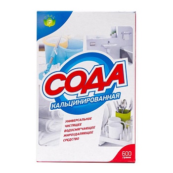 S Сода кальцинированная Лотос КАРТОННАЯ упаковка 600гр (Ф1, К20)