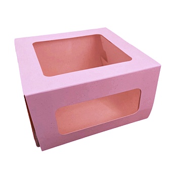 sУпаковка ForGenika CAKE II Window White 220*220*100 мм (Ф15, К90)