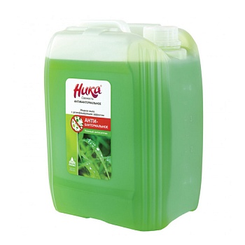 s Мыло жидкое с дез. эф. (кож. антисептик) "Ника-свежесть антибактериальное", кан. 5.0 л