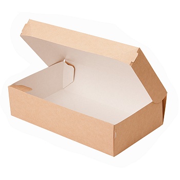 s Упаковка картонная OSQ CAKE 1900, размер 230*140*60мм (Ф50, К300)