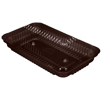 s Пластиковые контейнеры УК-200Н коричневое (300шт/уп)