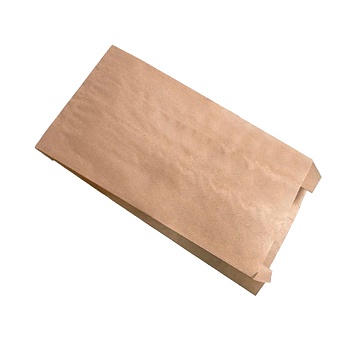 s Пакет бумажный КРАФТ без печати, 300*120*60 мм (100 шт/уп)